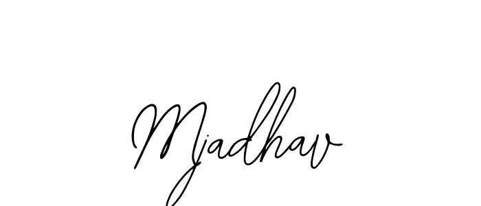 Make a beautiful signature design for name Mjadhav. With this signature (Bearetta-2O07w) style, you can create a handwritten signature for free. Mjadhav signature style 12 images and pictures png