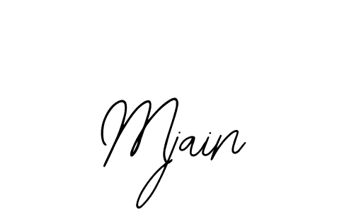 Make a beautiful signature design for name Mjain. With this signature (Bearetta-2O07w) style, you can create a handwritten signature for free. Mjain signature style 12 images and pictures png