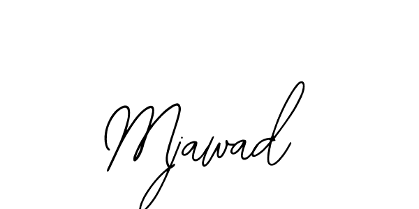 How to make Mjawad name signature. Use Bearetta-2O07w style for creating short signs online. This is the latest handwritten sign. Mjawad signature style 12 images and pictures png