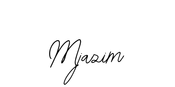 Similarly Bearetta-2O07w is the best handwritten signature design. Signature creator online .You can use it as an online autograph creator for name Mjazim. Mjazim signature style 12 images and pictures png