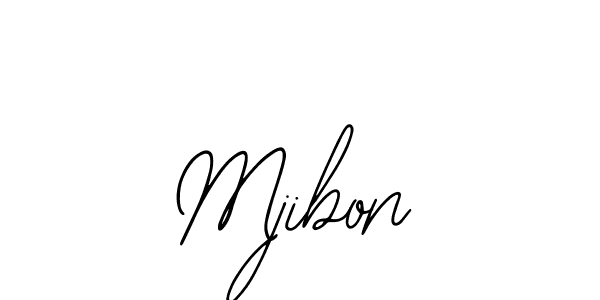 The best way (Bearetta-2O07w) to make a short signature is to pick only two or three words in your name. The name Mjibon include a total of six letters. For converting this name. Mjibon signature style 12 images and pictures png