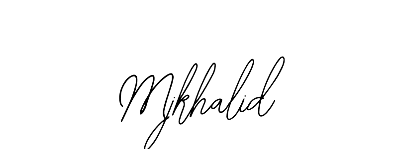How to Draw Mjkhalid signature style? Bearetta-2O07w is a latest design signature styles for name Mjkhalid. Mjkhalid signature style 12 images and pictures png