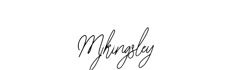 Use a signature maker to create a handwritten signature online. With this signature software, you can design (Bearetta-2O07w) your own signature for name Mjkingsley. Mjkingsley signature style 12 images and pictures png