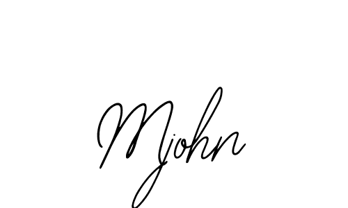 Bearetta-2O07w is a professional signature style that is perfect for those who want to add a touch of class to their signature. It is also a great choice for those who want to make their signature more unique. Get Mjohn name to fancy signature for free. Mjohn signature style 12 images and pictures png