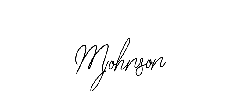 Mjohnson stylish signature style. Best Handwritten Sign (Bearetta-2O07w) for my name. Handwritten Signature Collection Ideas for my name Mjohnson. Mjohnson signature style 12 images and pictures png