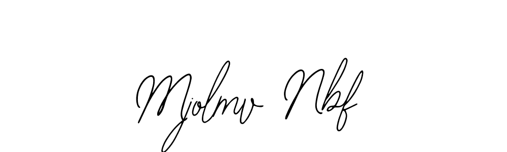 The best way (Bearetta-2O07w) to make a short signature is to pick only two or three words in your name. The name Mjolmv Nbf include a total of six letters. For converting this name. Mjolmv Nbf signature style 12 images and pictures png