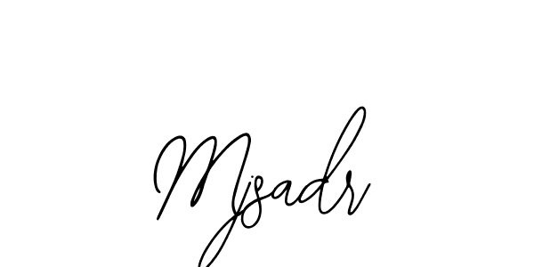 How to make Mjsadr name signature. Use Bearetta-2O07w style for creating short signs online. This is the latest handwritten sign. Mjsadr signature style 12 images and pictures png