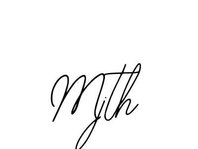 Design your own signature with our free online signature maker. With this signature software, you can create a handwritten (Bearetta-2O07w) signature for name Mjth. Mjth signature style 12 images and pictures png