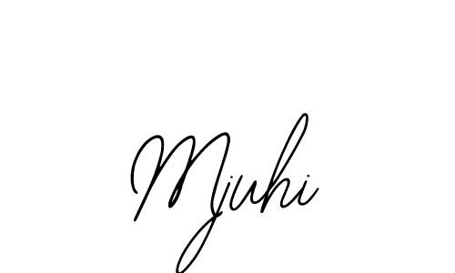 Create a beautiful signature design for name Mjuhi. With this signature (Bearetta-2O07w) fonts, you can make a handwritten signature for free. Mjuhi signature style 12 images and pictures png