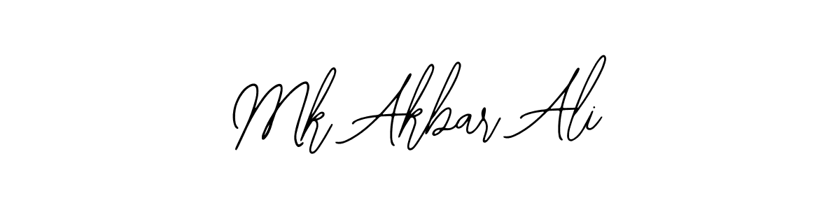 Also You can easily find your signature by using the search form. We will create Mk Akbar Ali name handwritten signature images for you free of cost using Bearetta-2O07w sign style. Mk Akbar Ali signature style 12 images and pictures png