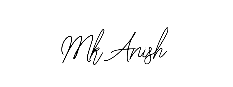 Make a beautiful signature design for name Mk Anish. With this signature (Bearetta-2O07w) style, you can create a handwritten signature for free. Mk Anish signature style 12 images and pictures png