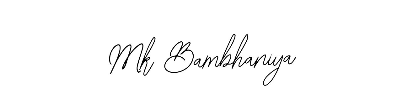 Also You can easily find your signature by using the search form. We will create Mk Bambhaniya name handwritten signature images for you free of cost using Bearetta-2O07w sign style. Mk Bambhaniya signature style 12 images and pictures png