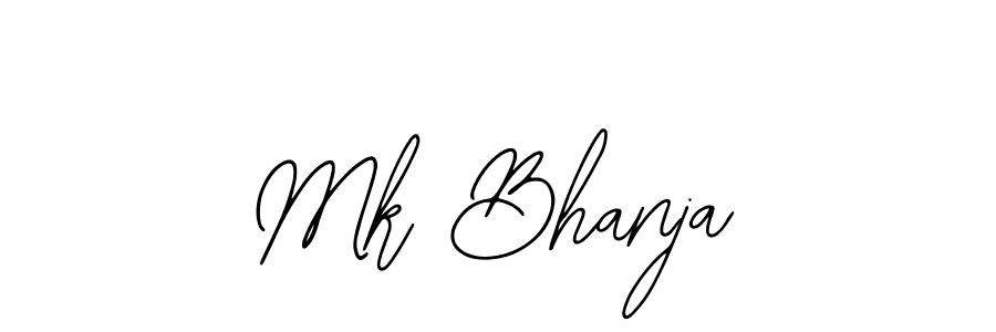 How to Draw Mk Bhanja signature style? Bearetta-2O07w is a latest design signature styles for name Mk Bhanja. Mk Bhanja signature style 12 images and pictures png