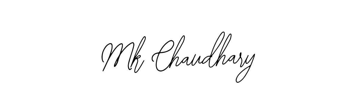 Use a signature maker to create a handwritten signature online. With this signature software, you can design (Bearetta-2O07w) your own signature for name Mk Chaudhary. Mk Chaudhary signature style 12 images and pictures png