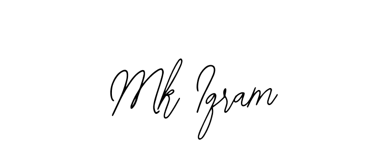 Also You can easily find your signature by using the search form. We will create Mk Iqram name handwritten signature images for you free of cost using Bearetta-2O07w sign style. Mk Iqram signature style 12 images and pictures png