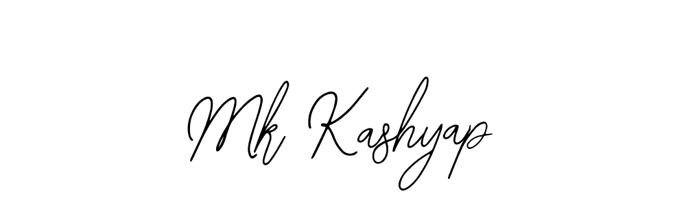 How to make Mk Kashyap name signature. Use Bearetta-2O07w style for creating short signs online. This is the latest handwritten sign. Mk Kashyap signature style 12 images and pictures png