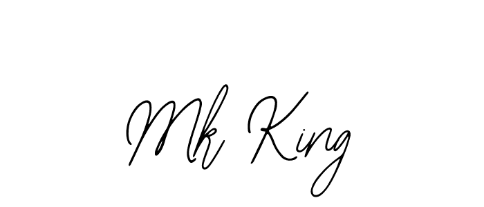 Bearetta-2O07w is a professional signature style that is perfect for those who want to add a touch of class to their signature. It is also a great choice for those who want to make their signature more unique. Get Mk King name to fancy signature for free. Mk King signature style 12 images and pictures png