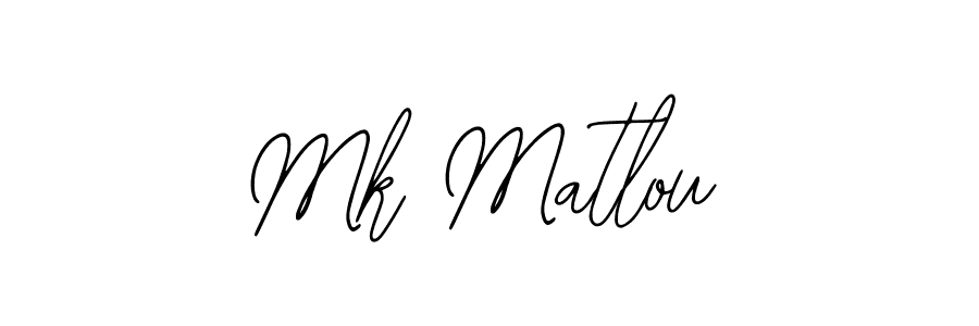 Design your own signature with our free online signature maker. With this signature software, you can create a handwritten (Bearetta-2O07w) signature for name Mk Matlou. Mk Matlou signature style 12 images and pictures png