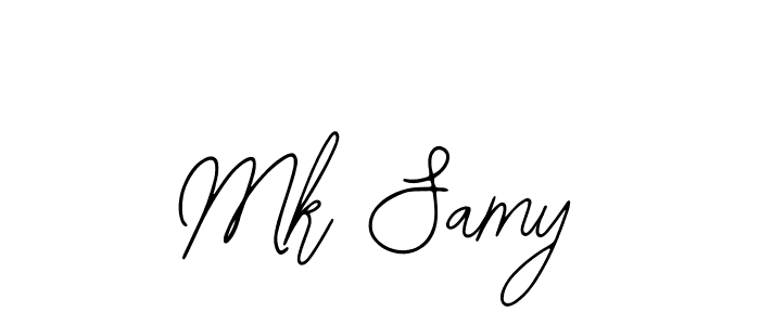 Also we have Mk Samy name is the best signature style. Create professional handwritten signature collection using Bearetta-2O07w autograph style. Mk Samy signature style 12 images and pictures png