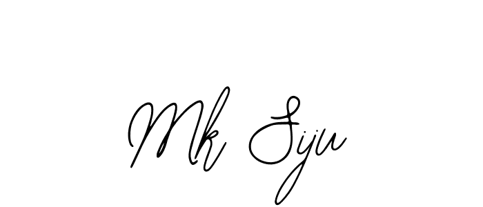 You should practise on your own different ways (Bearetta-2O07w) to write your name (Mk Siju) in signature. don't let someone else do it for you. Mk Siju signature style 12 images and pictures png