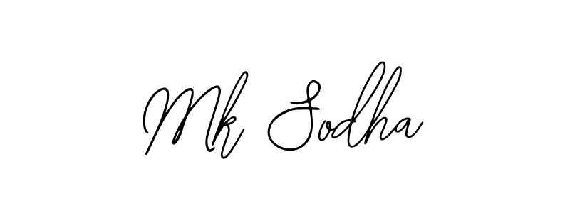 if you are searching for the best signature style for your name Mk Sodha. so please give up your signature search. here we have designed multiple signature styles  using Bearetta-2O07w. Mk Sodha signature style 12 images and pictures png