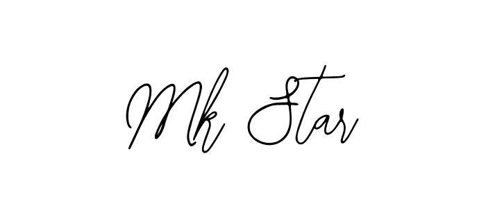 How to make Mk Star signature? Bearetta-2O07w is a professional autograph style. Create handwritten signature for Mk Star name. Mk Star signature style 12 images and pictures png