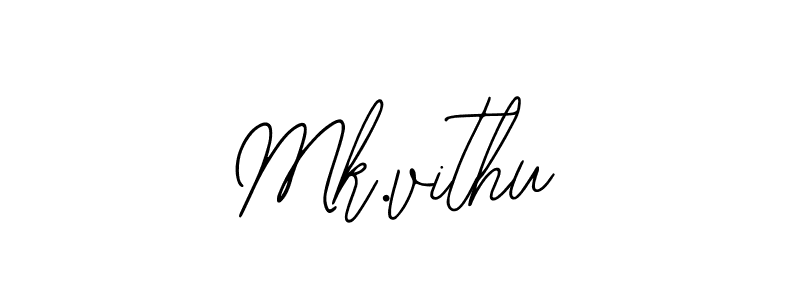 How to make Mk.vithu signature? Bearetta-2O07w is a professional autograph style. Create handwritten signature for Mk.vithu name. Mk.vithu signature style 12 images and pictures png