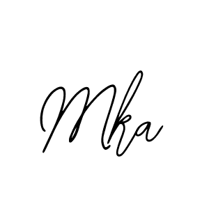 You should practise on your own different ways (Bearetta-2O07w) to write your name (Mka) in signature. don't let someone else do it for you. Mka signature style 12 images and pictures png