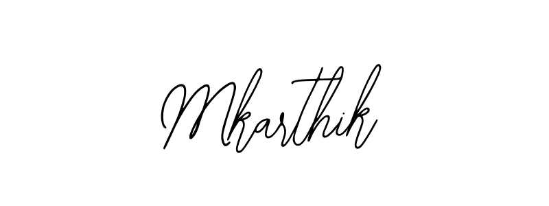 Make a beautiful signature design for name Mkarthik. With this signature (Bearetta-2O07w) style, you can create a handwritten signature for free. Mkarthik signature style 12 images and pictures png