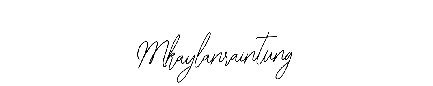 How to make Mkaylanraintung signature? Bearetta-2O07w is a professional autograph style. Create handwritten signature for Mkaylanraintung name. Mkaylanraintung signature style 12 images and pictures png