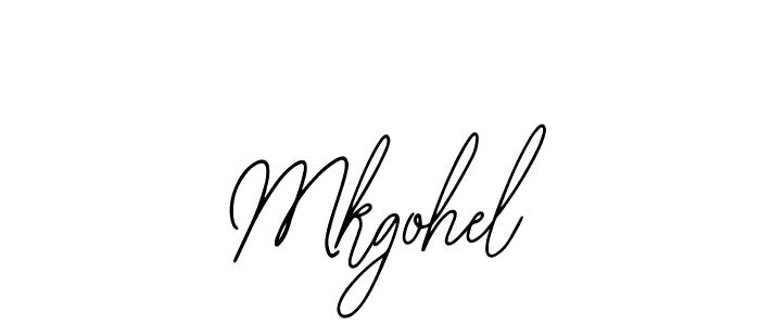 Design your own signature with our free online signature maker. With this signature software, you can create a handwritten (Bearetta-2O07w) signature for name Mkgohel. Mkgohel signature style 12 images and pictures png