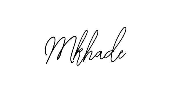 Design your own signature with our free online signature maker. With this signature software, you can create a handwritten (Bearetta-2O07w) signature for name Mkhade. Mkhade signature style 12 images and pictures png