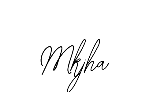 if you are searching for the best signature style for your name Mkjha. so please give up your signature search. here we have designed multiple signature styles  using Bearetta-2O07w. Mkjha signature style 12 images and pictures png