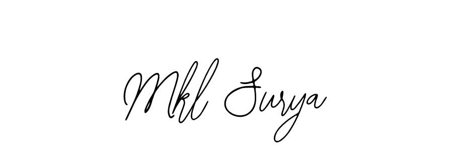 Create a beautiful signature design for name Mkl Surya. With this signature (Bearetta-2O07w) fonts, you can make a handwritten signature for free. Mkl Surya signature style 12 images and pictures png