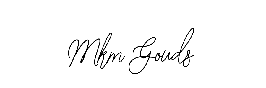 You should practise on your own different ways (Bearetta-2O07w) to write your name (Mkm Gouds) in signature. don't let someone else do it for you. Mkm Gouds signature style 12 images and pictures png