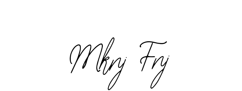 Similarly Bearetta-2O07w is the best handwritten signature design. Signature creator online .You can use it as an online autograph creator for name Mknj Fnj. Mknj Fnj signature style 12 images and pictures png