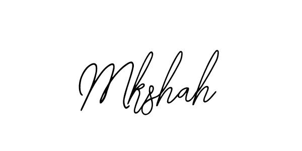 Design your own signature with our free online signature maker. With this signature software, you can create a handwritten (Bearetta-2O07w) signature for name Mkshah. Mkshah signature style 12 images and pictures png