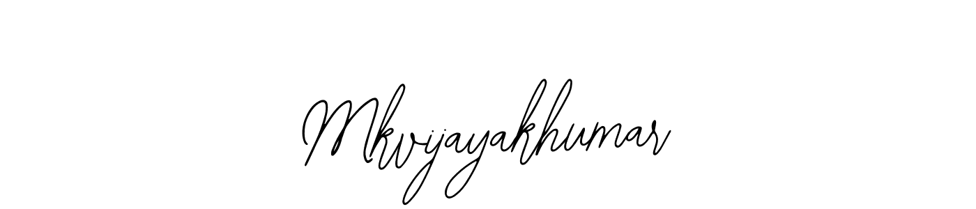 Create a beautiful signature design for name Mkvijayakhumar. With this signature (Bearetta-2O07w) fonts, you can make a handwritten signature for free. Mkvijayakhumar signature style 12 images and pictures png