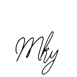 How to make Mky name signature. Use Bearetta-2O07w style for creating short signs online. This is the latest handwritten sign. Mky signature style 12 images and pictures png