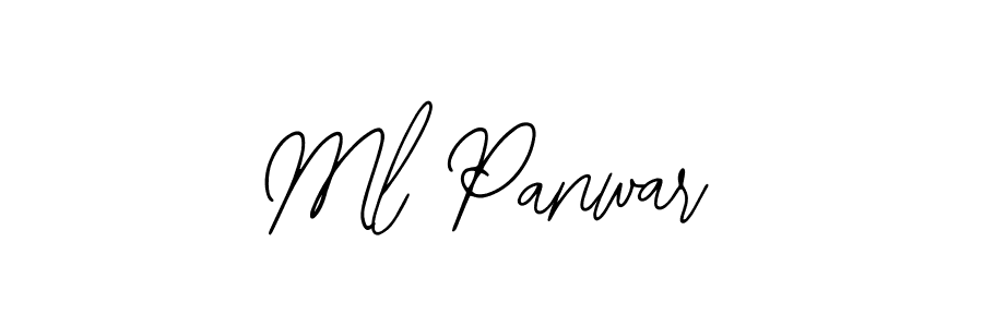 Create a beautiful signature design for name Ml Panwar. With this signature (Bearetta-2O07w) fonts, you can make a handwritten signature for free. Ml Panwar signature style 12 images and pictures png