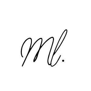 Ml. stylish signature style. Best Handwritten Sign (Bearetta-2O07w) for my name. Handwritten Signature Collection Ideas for my name Ml.. Ml. signature style 12 images and pictures png