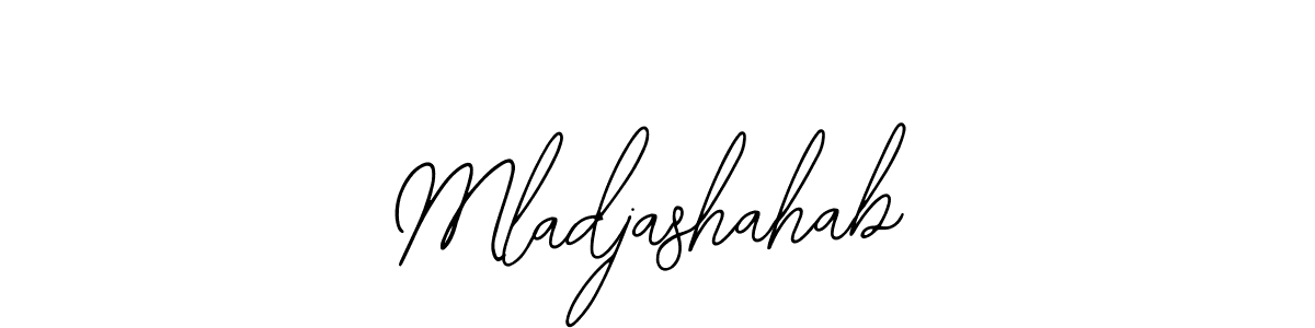 How to make Mladjashahab name signature. Use Bearetta-2O07w style for creating short signs online. This is the latest handwritten sign. Mladjashahab signature style 12 images and pictures png