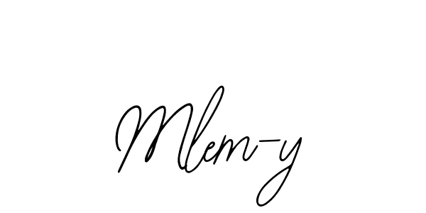 Make a beautiful signature design for name Mlem-y. With this signature (Bearetta-2O07w) style, you can create a handwritten signature for free. Mlem-y signature style 12 images and pictures png