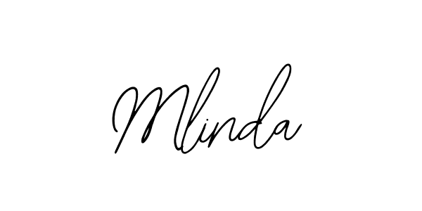 Use a signature maker to create a handwritten signature online. With this signature software, you can design (Bearetta-2O07w) your own signature for name Mlinda. Mlinda signature style 12 images and pictures png