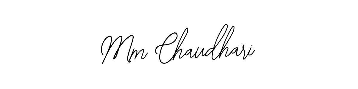 How to Draw Mm Chaudhari signature style? Bearetta-2O07w is a latest design signature styles for name Mm Chaudhari. Mm Chaudhari signature style 12 images and pictures png