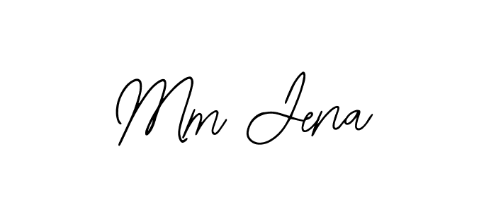 You should practise on your own different ways (Bearetta-2O07w) to write your name (Mm Jena) in signature. don't let someone else do it for you. Mm Jena signature style 12 images and pictures png