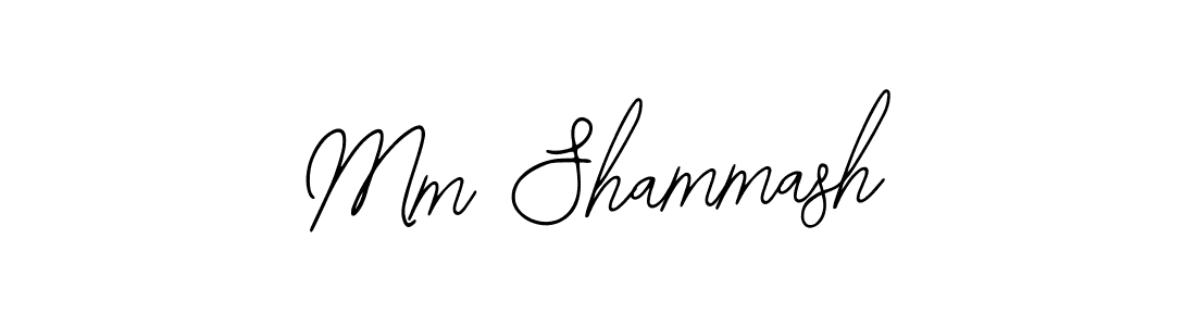 Use a signature maker to create a handwritten signature online. With this signature software, you can design (Bearetta-2O07w) your own signature for name Mm Shammash. Mm Shammash signature style 12 images and pictures png