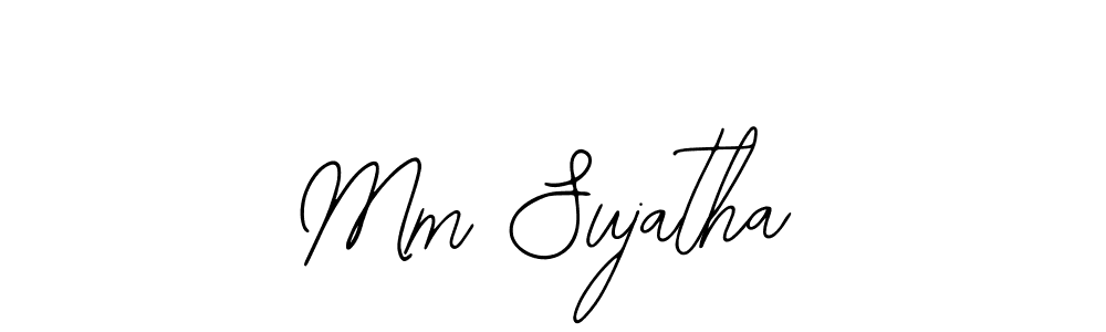 How to Draw Mm Sujatha signature style? Bearetta-2O07w is a latest design signature styles for name Mm Sujatha. Mm Sujatha signature style 12 images and pictures png