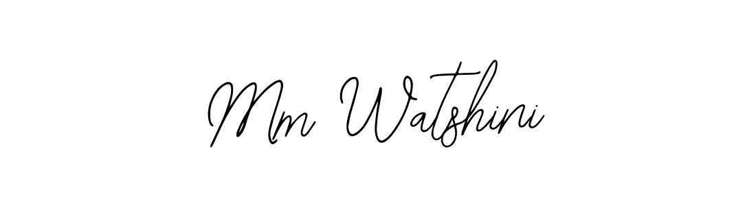 You can use this online signature creator to create a handwritten signature for the name Mm Watshini. This is the best online autograph maker. Mm Watshini signature style 12 images and pictures png
