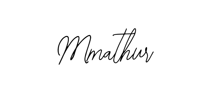 if you are searching for the best signature style for your name Mmathur. so please give up your signature search. here we have designed multiple signature styles  using Bearetta-2O07w. Mmathur signature style 12 images and pictures png